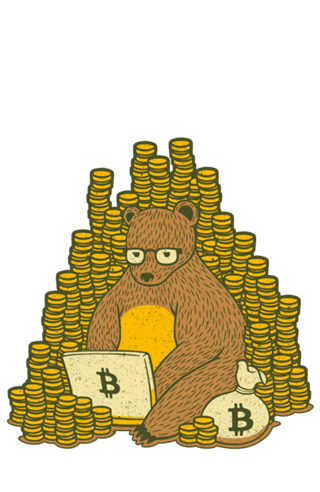 Bitcoin Miner T-shirt Bear