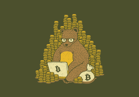 Bitcoin Miner T-shirt Bear