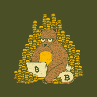Bitcoin Miner T-shirt Bear