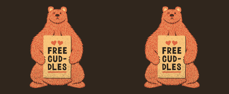 Cute Bear Free Cuddles Orange