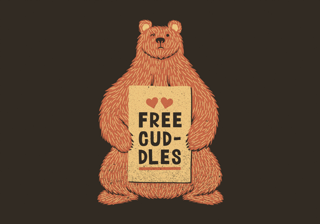 Cute Bear Free Cuddles Orange