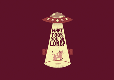 Why Did You Took So Long Alien Funny T-shirt