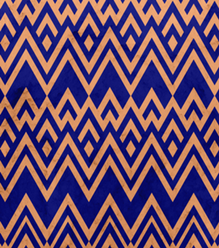 Blue Pines Vintage Pattern