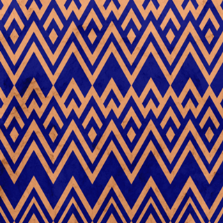 Blue Pines Vintage Pattern