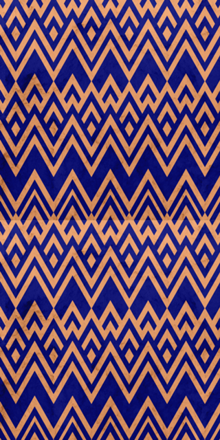 Blue Pines Vintage Pattern