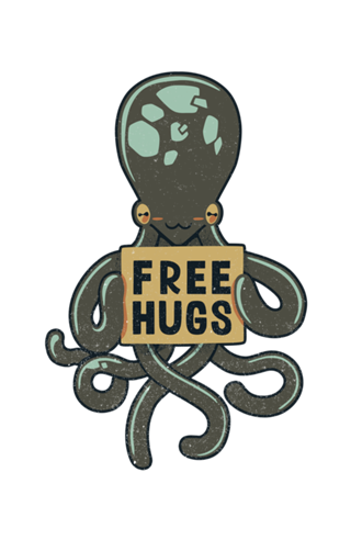 Free Hugs Octopus