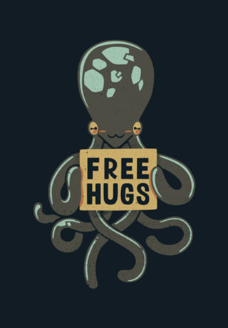Free Hugs Octopus
