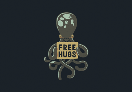 Free Hugs Octopus