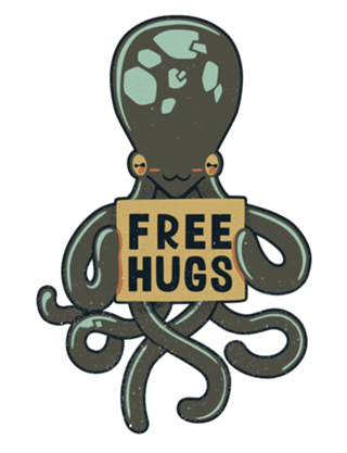Free Hugs Octopus