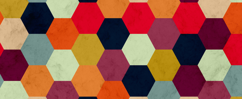 Colorful Beehive Pattern