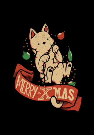 Merry Xmas Cat