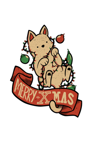 Merry Xmas Cat