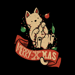 Merry Xmas Cat