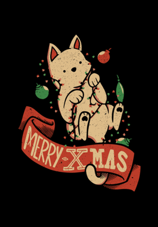 Merry Xmas Cat