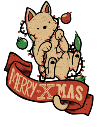 Merry Xmas Cat