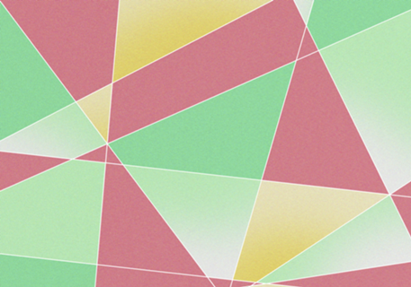 Geometric Fractal Strawberry Mint Ice Cream