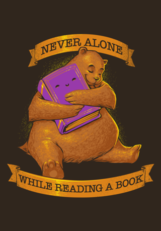 Never Alone While Reading a Book