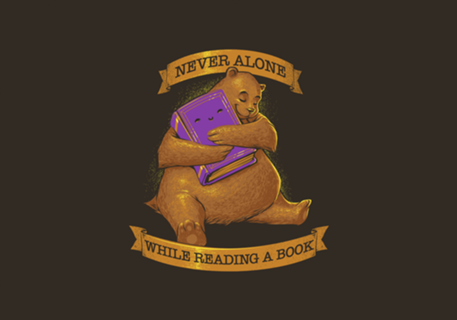 Never Alone While Reading a Book