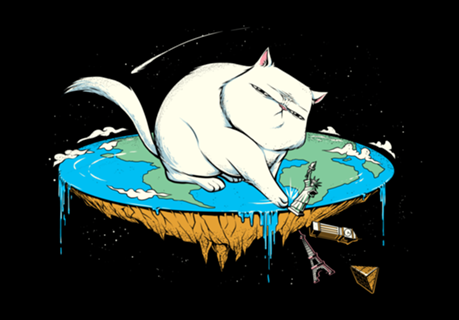 Flat Earth Cat