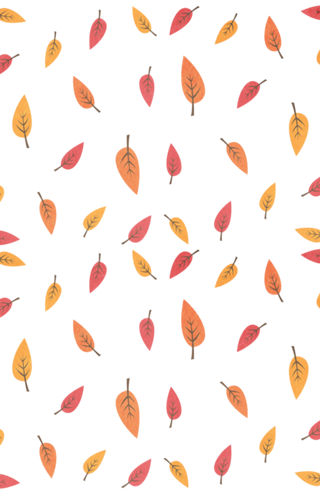 Falling Leaves Autumn Pattern