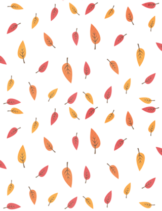 Falling Leaves Autumn Pattern