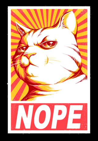 Obey Cats Black