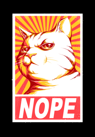 Obey Cats Black