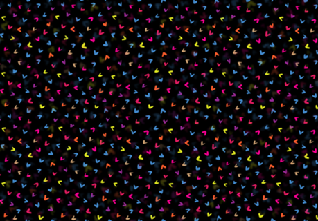 Black Rainbow V Pattern