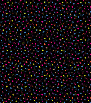 Black Rainbow V Pattern