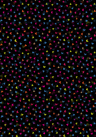 Black Rainbow V Pattern