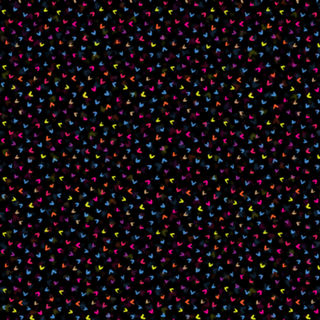 Black Rainbow V Pattern