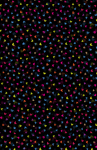 Black Rainbow V Pattern