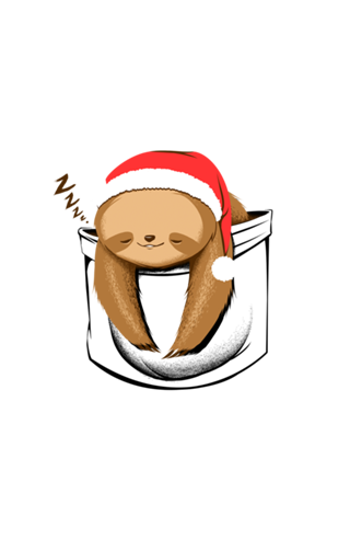 Sloth in a Pocket Xmas
