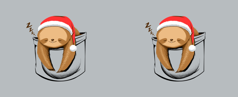 Sloth in a Pocket Xmas