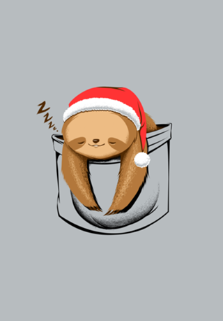 Sloth in a Pocket Xmas