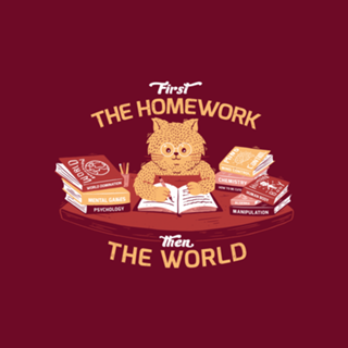 First the homework, then the world