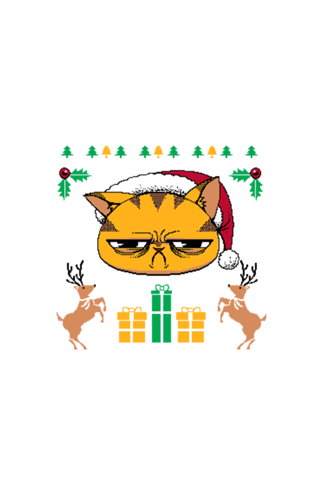 Ugly Holiday Sweater Cat