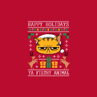 Ugly Holiday Sweater Cat