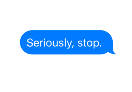 Seriously, stop