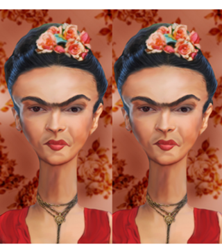 Caricatura Frida Kahlo