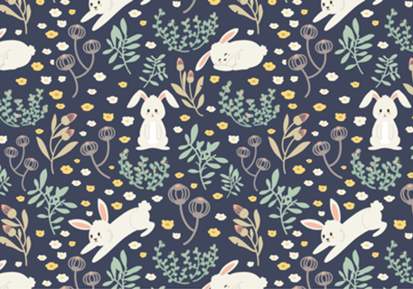 Le Rabbit in Blue