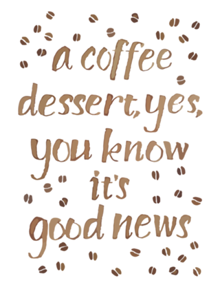Coffee dessert