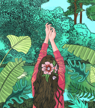 Comic Book Jungle | Tropical Banana Leaves Travel