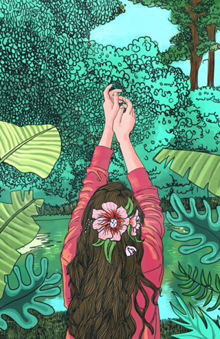 Comic Book Jungle | Tropical Banana Leaves Travel