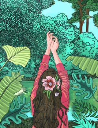 Comic Book Jungle | Tropical Banana Leaves Travel