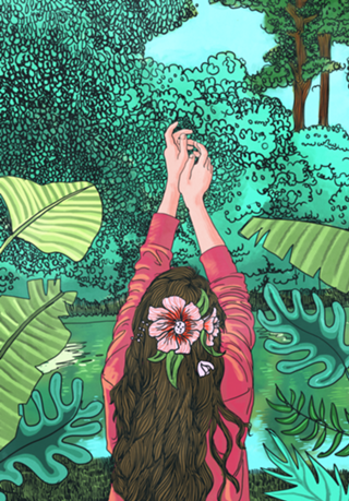 Comic Book Jungle | Tropical Banana Leaves Travel