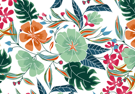 Minty + Rust Floral