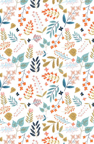 Botanical Harmony | Floral vintage Plants Colorful