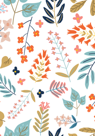 Botanical Harmony | Floral vintage Plants Colorful