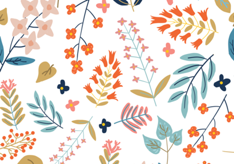 Botanical Harmony | Floral vintage Plants Colorful